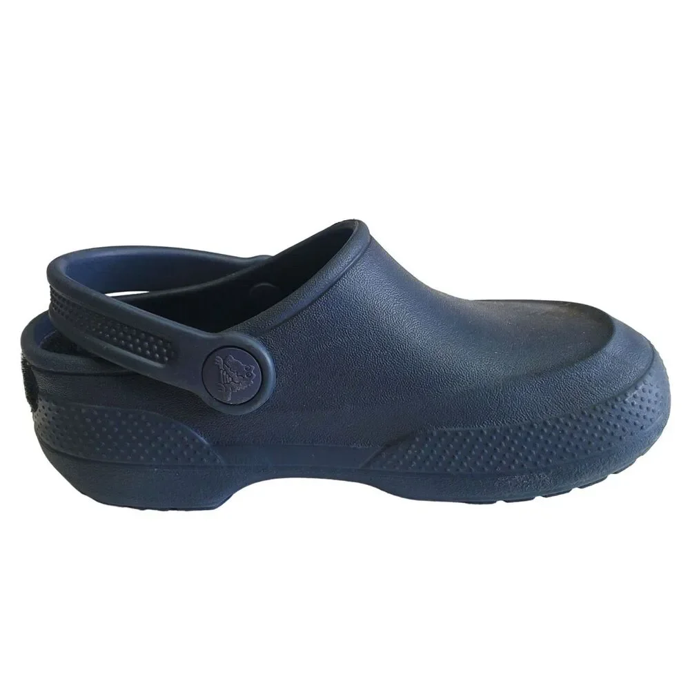 Crocs Classic Clogs Child Toddlers 10-11 Navy Blue Slip On Beach Pool Play